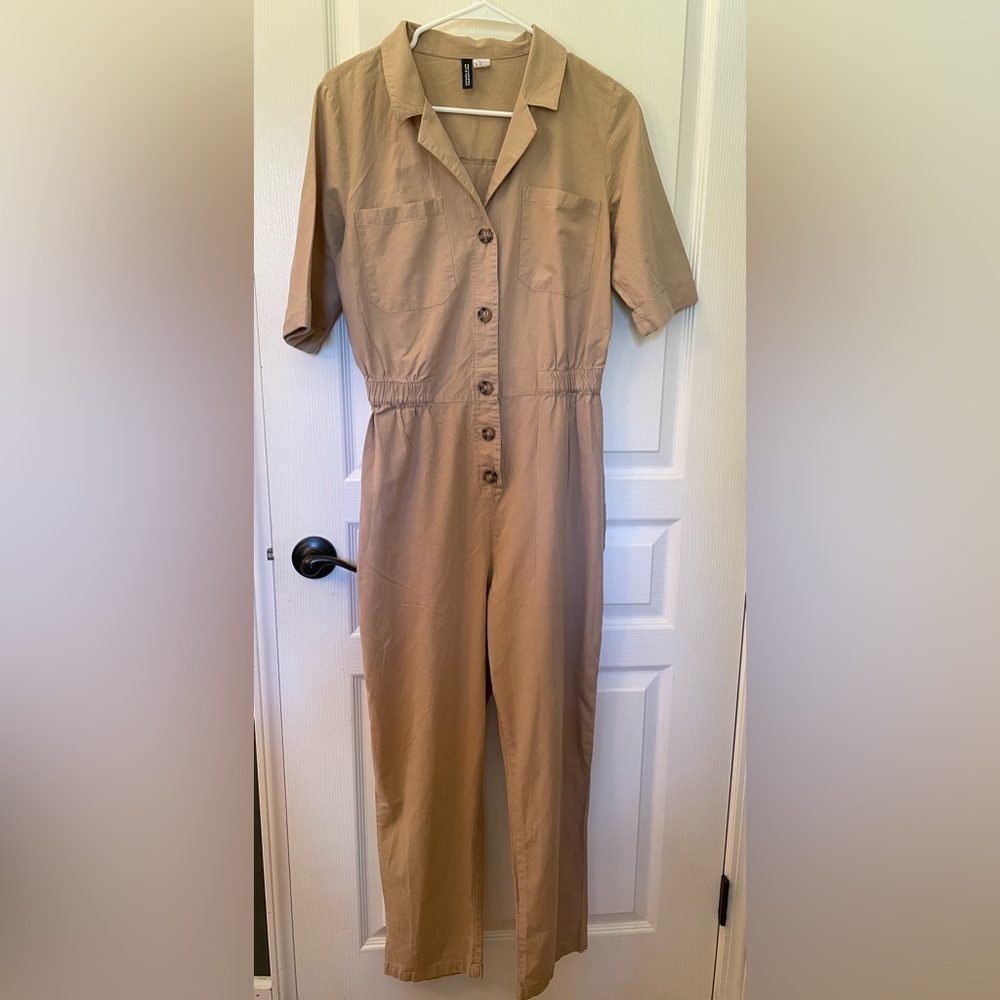 H&M Beige Jumpsuit